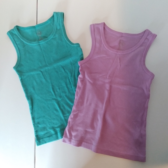 Two Wonder Nation Blue and Purple Tanks Tops Shirts - Picture 2 of 7